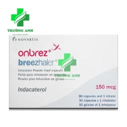 Onbrez Breezhaler Cap 150mcg - Điều trị duy trì giãn phế quản